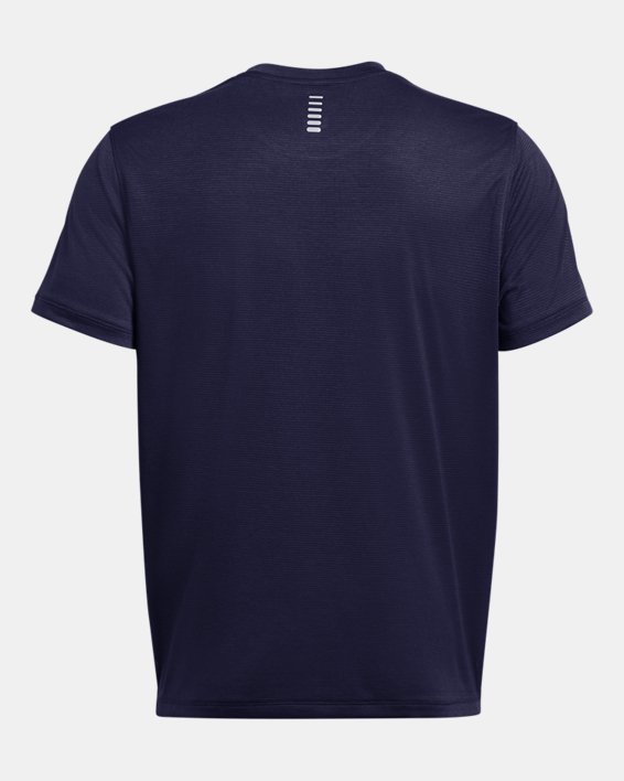Men's UA Launch Short Sleeve, Blue, pdpMainDesktop image number 4